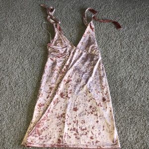 Velvet party/hoco dress